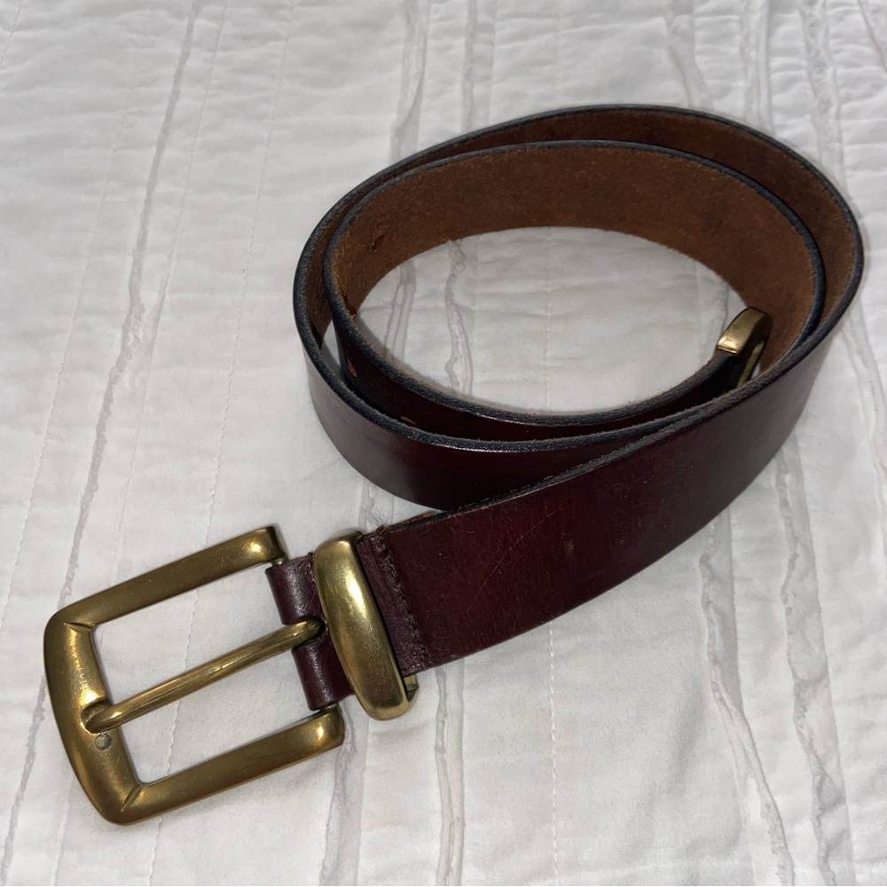 Ritz Brown Leather Belt